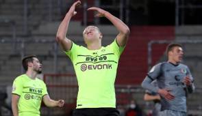 Otra vergüenza para Haaland: Dortmund, fuera de la copa alemana tras batacazo contra equipo de segunda división