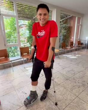 Denil Maldonado se recupera de su cirugía para estar en noviembre con la selección hondureña.