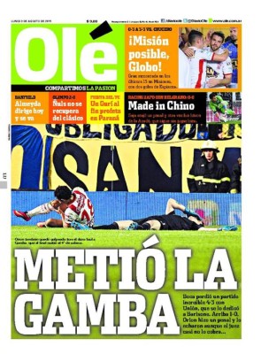 Portadas de los diarios deportivos más importantes