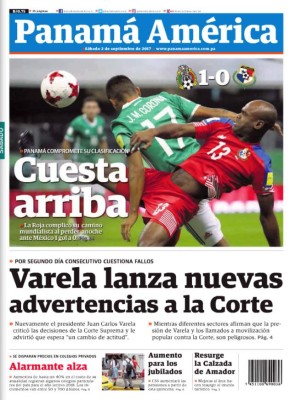 PORTADAS: Llanto en Panamá, júbilo en México, Costa Rica y Honduras