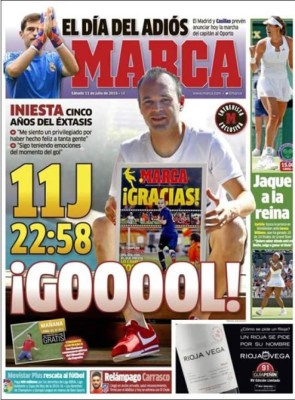 La prensa española recuerda con nostalgia este día. Descúbrelo en esta fotogalería.