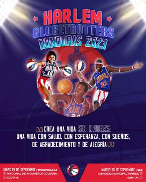 Con la presencia de un exNBA: basquetbolistas Harlem Globetrotters darán show en Honduras