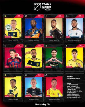 MLS destaca al hondureño Andy Najar y es incluido por segunda jornada en el 11 ideal tras brillar con el Nashville
