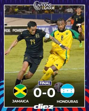 Honduras mostró una mejor versión en Jamaica y logró el boleto a cuartos de final por la Nations League