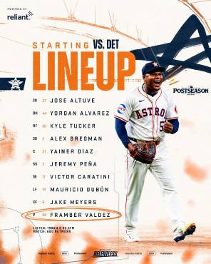 Mauricio Dubón salió como titular en el partido de Astros.