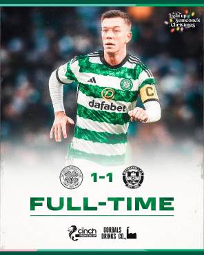 Luis Palma falló penal y Celtic lo empató contra Motherwell por la liga de Escocia