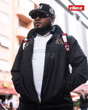 La More es el portero oficial de la selección de tiktokers de Honduras. (Foto: Mauricio Ayala)