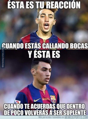 Divertidos 'Memes' con el triunfo del Barcelona ante Málaga