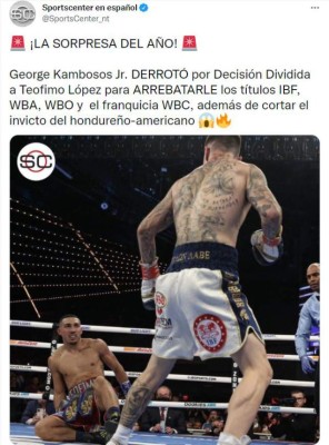 Brutal mensaje de Mauricio Dubón a Teófimo tras perder ante Kambosos: 'Sigue siendo la mera verg...'