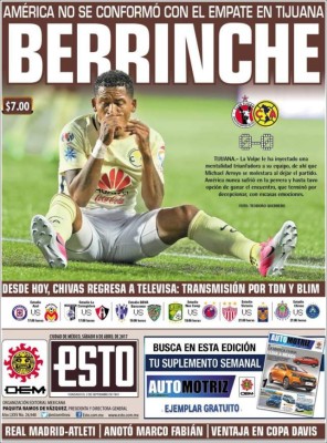 Así amanecieron las portadas de los diarios deportivos internacionales