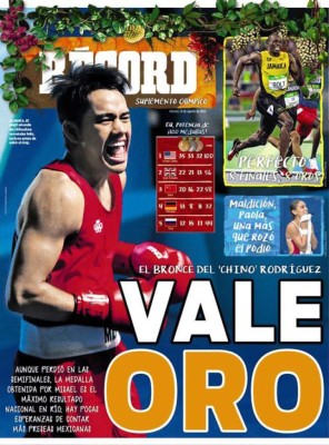 Las portadas más destacadas del mundo se rinden a Usaín Bolt