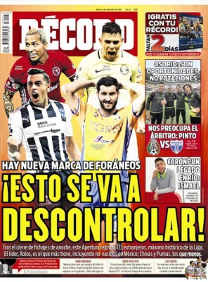 Titulares de la prensa azteca previo al México-Honduras: 'No más osos'