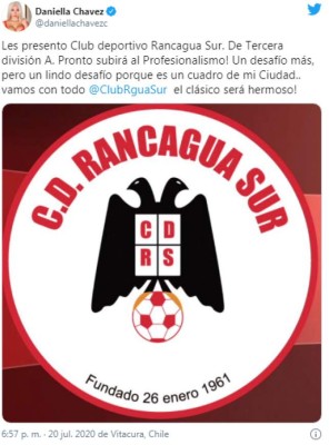 Daniella Chávez, modelo que tuvo una relación con Cristiano Ronaldo, compró un equipo chileno&nbsp;&nbsp;&nbsp;