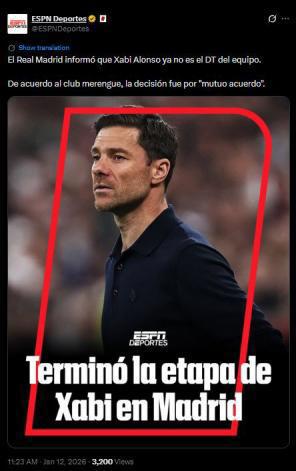 Jugaba como si fuera Getafe, Mutuo acuerdo: lo que dice la prensa tras el despido de Xabi Alonso del Real Madrid