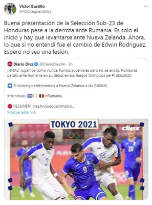 Sin gol y responsabilidad de Falero: Los comentarios de los periodistas de la derrota de Honduras ante Rumania