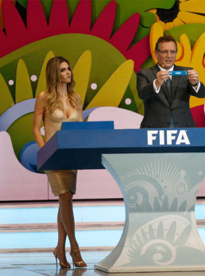 Brasil empezó ganando el Mundial con la presentadora Fernanda Lima.