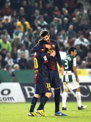 Messi suma y sigue Barcelona vr Córdoba por la copa del rey.