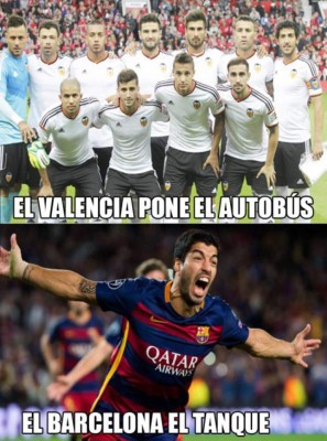 Hacen pedazos al Valencia con memes por goleada del Barcelona
