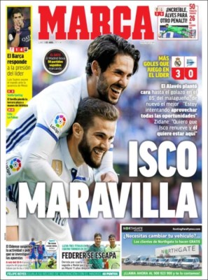 Real Madrid y Barcelona protagonistas en las portadas internacionales