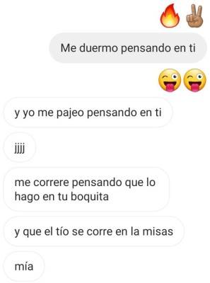 ¡Escándalo! Amor Romeira publica los mensajes subidos de tono que le mandó un futbolista