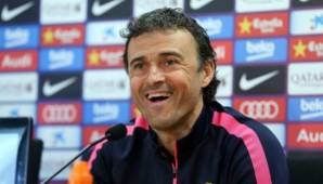 Luis Enrique en rueda de prensa.