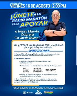 Una voz de oro: ¿Cómo se puede ayudar al periodista Henry Marvin Cabrera quien lucha por su vida?