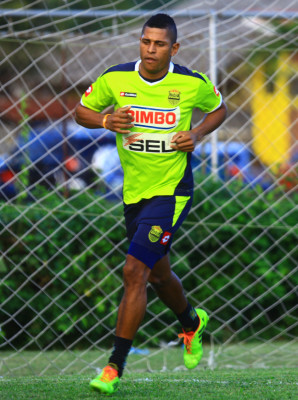 Primer entrenamiento de Carlo Costly con Real España