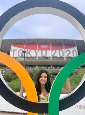 Ana Jurka, la presentadora hondureña que deslumbra en los Juegos Olímpicos de Tokio 2021