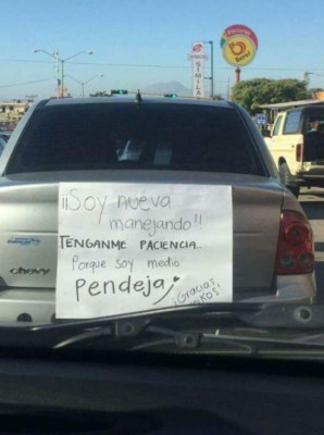 ¡Para morirse de la risa! Los insólitos mensajes que se ven en buses y taxis de Honduras