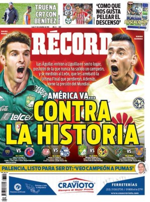 Las principales portadas deportivas en el mundo este lunes