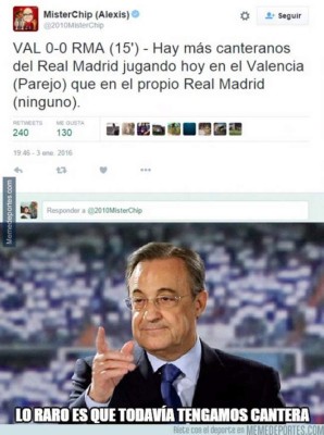 Los memes que dejó el empate del Real Madrid ante Valencia
