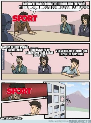 Barcelona, humillado en París por el PSG y en los memes lo crucifican