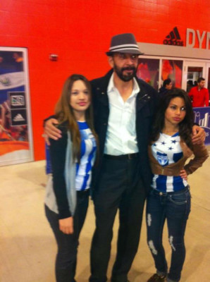 'Hondureños en el BBVA Compass de Houston'