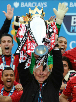 Alex Ferguson y su histórica despedida del Manchester United.