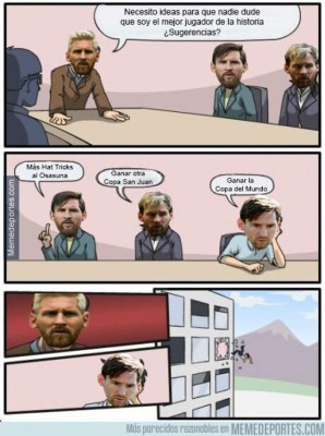 Los memes destrozan a Messi pese a su partidazo en la paliza del Barcelona al Eibar