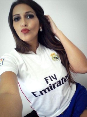 Deh Alves, la ardiente modelo fan de Cristiano Ronaldo y Real Madrid