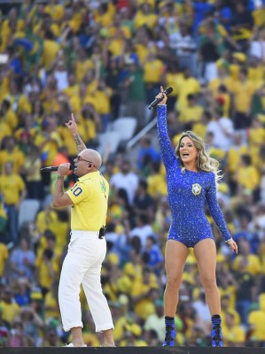 Espectacular inauguración de ceremonia de Brasil 2014
