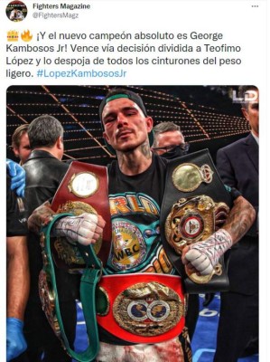 Brutal mensaje de Mauricio Dubón a Teófimo tras perder ante Kambosos: 'Sigue siendo la mera verg...'