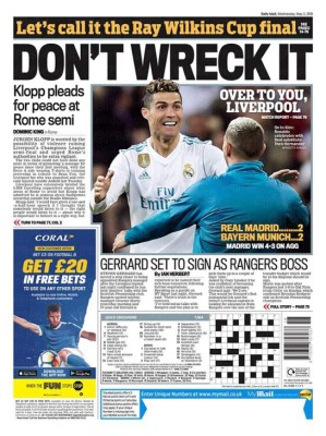 Las portadas sobre el pase a la final del Real: Así, así, así se clasifica el Madrid