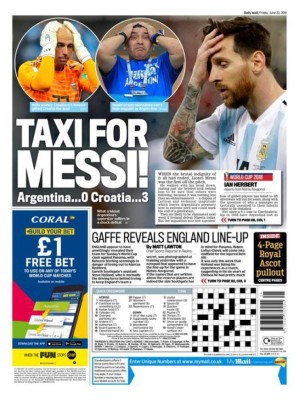 ¡BRUTAL! Las portadas de todo el mundo contra Argentina: 'Damos pena'