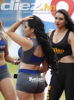 ¡ESPECTACULARES! Las bellezas que adornaron la final Real España - Motagua