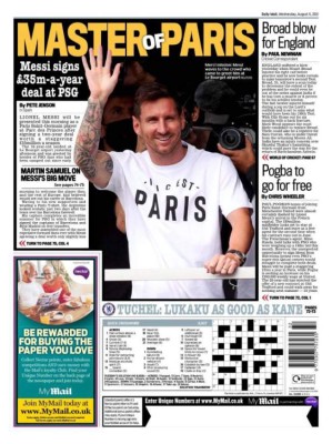 'Messi ficha por el PSG… ¡Y cómo duele!”; las portadas de los medios en el mundo con Leo de protagonista