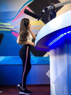 Celeste Carías, la bella presentadora hondureña que sufre por el Olimpia