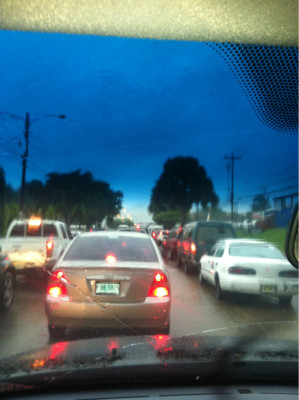 Inundaciones en zona norte de Honduras.