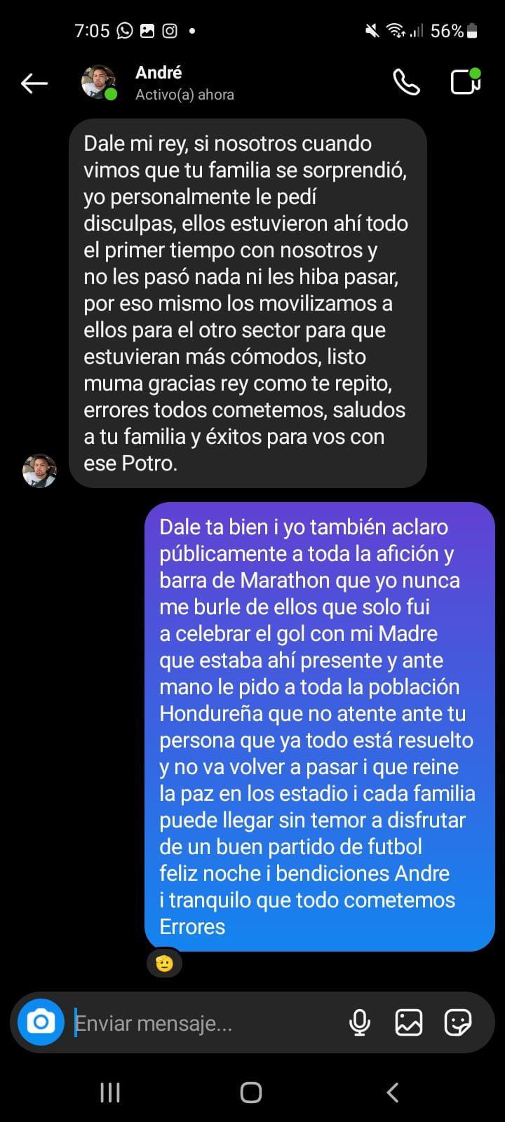 Aficionado de Marathón le pide disculpas al ‘Muma’ Fernández tras el incidente con su familia en el Yankel Rosenthal