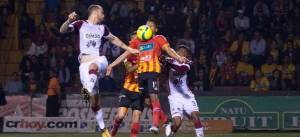 El Herediano se consolidó como líder solitario del cuadrangular final en Costa Rica tras imponerse al Saprissa por 1-0 y la derrota hoy del Alajuelense por el mismo marcador contra el Santos. (Foto: Herediano)