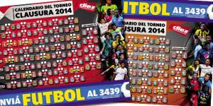 Te mostramos las 18 jornadas del torneo Clausura de la Liga Nacional de Honduras.