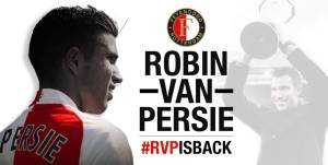 Así le dio la bienvenido de regresó el Feyenoord a Van Persie.