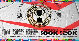 La Copa Continental entregará un sensacional premio de 100 mil dólares.