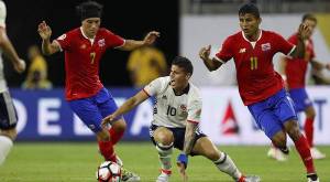 Los ticos demostraron su calidad futbolística ante Colombia y aseguraron que lo sucedido con Estados Unidos fue un error. (EFE)